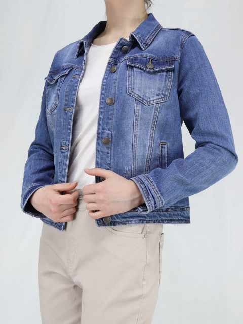Куртка женская джинсовая GUAIKU 1706 укороченная